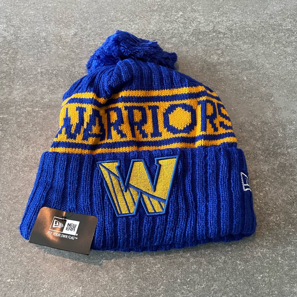 PRICE IS FIRM Brand New Golden State Warriors Beanie 75th Anniversary